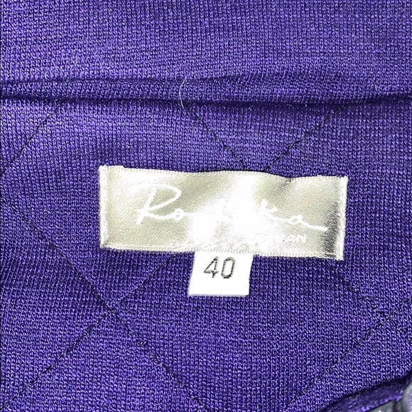 Rodika Zanian Vest in Shiny Purple - Picture 3 of 5